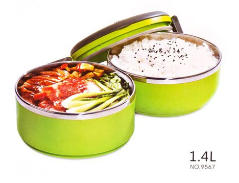 2 Layer Stainless Steel Lunch Box in Pakistan