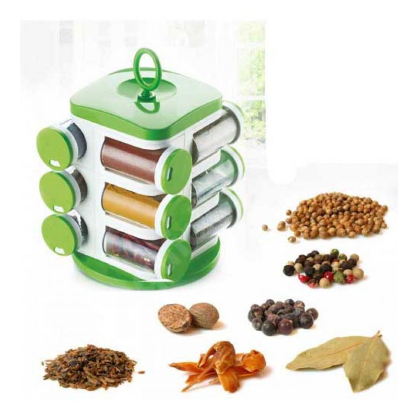 1 Set Of 12 Revolving Spice Rack In Pakistan Hitshop Pk