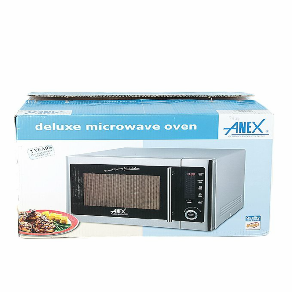 Anex AG9038 Deluxe Microwave with Grill Silver in Pakistan