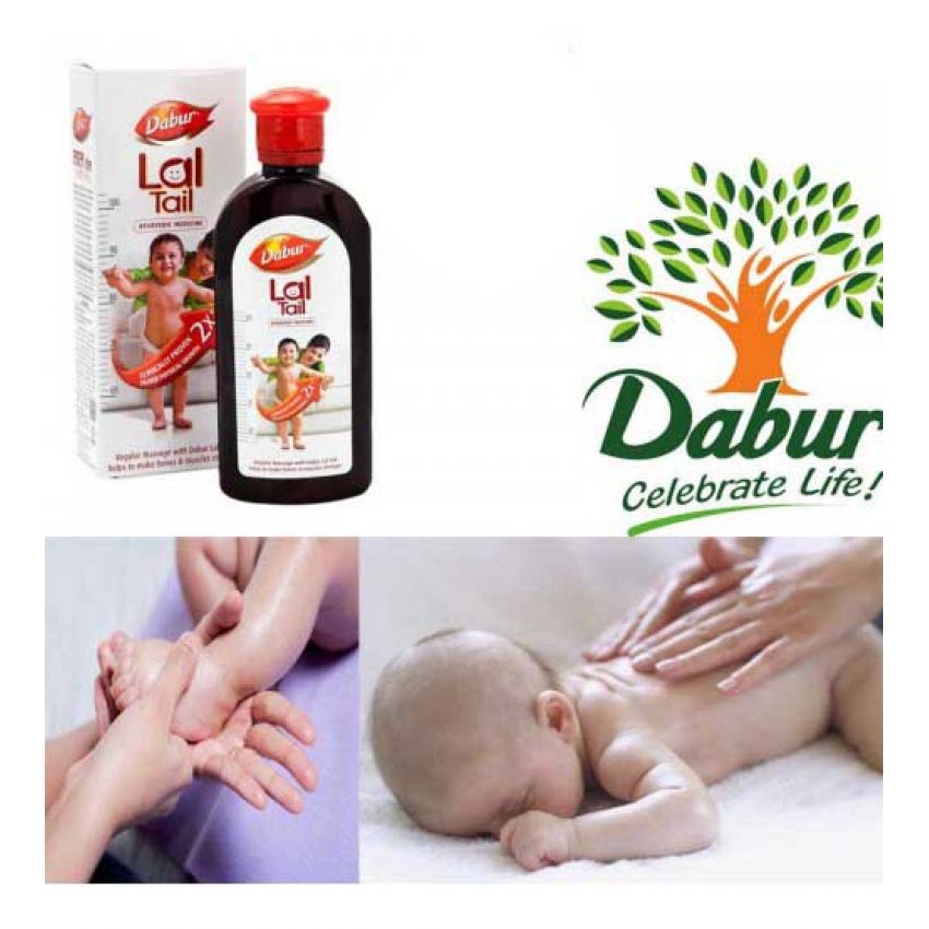 1 Baby Massage Oil Dabur Lal Tail in Pakistan 
