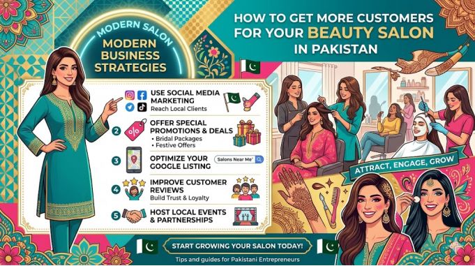 How to Get More Customers for Your Beauty Salon in Pakistan - List on ParlourStore.pk