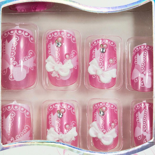 Nails 3D Fake Rose and Tiny Stars