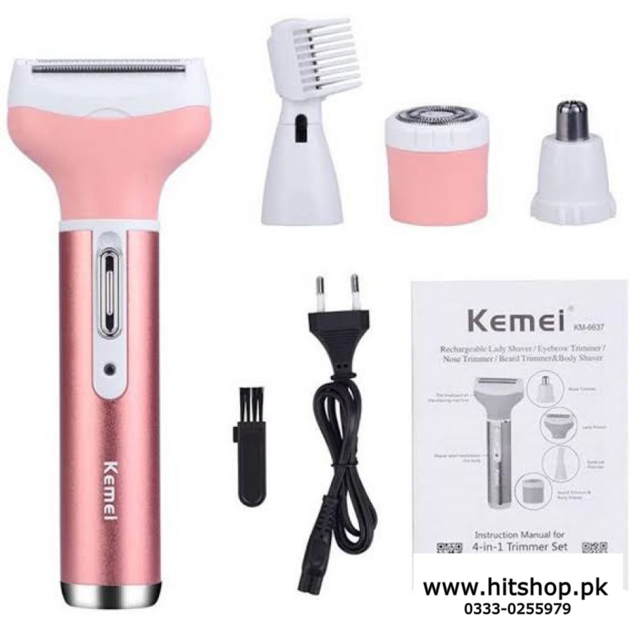 4 in 1 Lady Shaver Machine Epilator Eyebrow