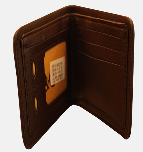 D & G Brown Mixed Pattern Wallet