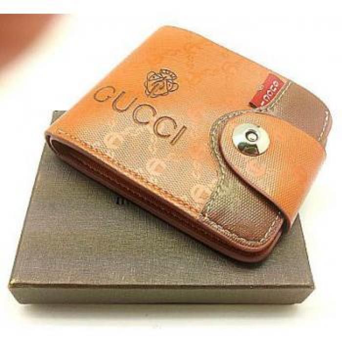 1 BRANDED GUCCI LEATHER WALLET in Pakistan | www.semashow.com